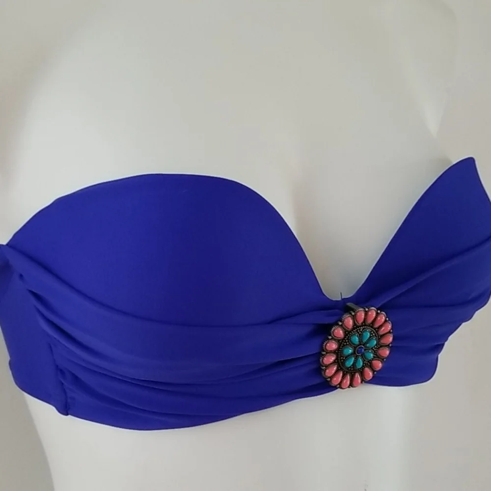 Xhilaration Royal Blue bikini top